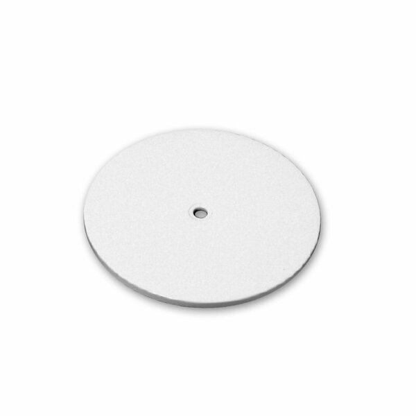 Azar Displays 9'' Wide Revolving Display Base-FLAT WHITE, 10PK 610199-WHT